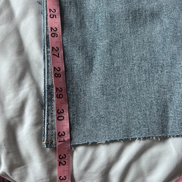 Sanctuary Revolve The Flashback High Rise Wide Leg Jeans Raw Hem Slit 26 NWT - Picture 7 of 14